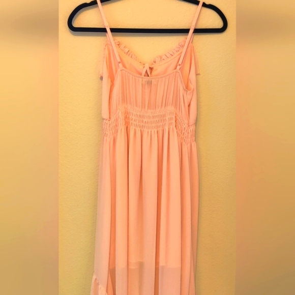 Cute Pink Ruffle Dress - Picture 4 of 6